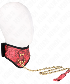 KINK - SCANDAL MODEL NECKLACE WITH LACE STRAP 75 CM 44 X 10 CM
