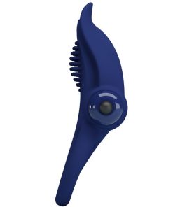 PRETTY LOVE - BRONSON DOUBLE RING WITH VIBRATION BLUE - slika 3