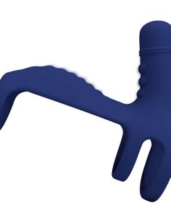 Alternative view of PRETTY LOVE - ELISH VIBRATING RING WITH EXTENSION BLUE