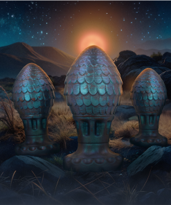 Alternative view of EPIC - VRAKOS DRAGON EGG ANAL PLUG SIZE S