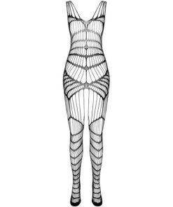 PASSION - BS 102 BODYSTOCKING BLACK ONE SIZE - slika 3
