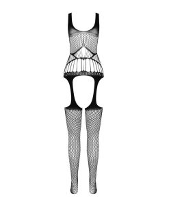 PASSION - BS 106 BODYSTOCKING WHITE ONE SIZE - slika 3