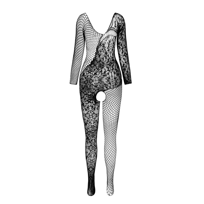 PASSION - BS 107 BODYSTOCKING WHITE ONE SIZE - slika 3