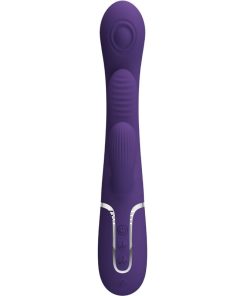 PRETTY LOVE - SHANIA TRIPLE RABBIT VIBRATOR MULTIFUNCTION PURPLE - slika 3