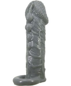 PRETTY LOVE - REALISTIC PENIS ENLARGER AND DELAY SLEEVE GREY