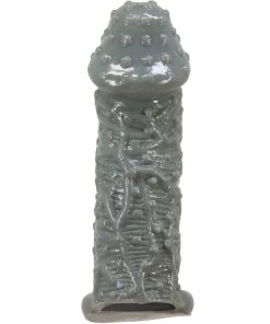 PRETTY LOVE - REALISTIC PENIS ENLARGER AND DELAY SLEEVE MODEL 2 GREY