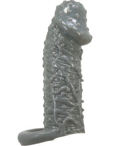 Alternative view of PRETTY LOVE - REALISTIC PENIS ENLARGER AND DELAY SLEEVE MODEL 2 GREY