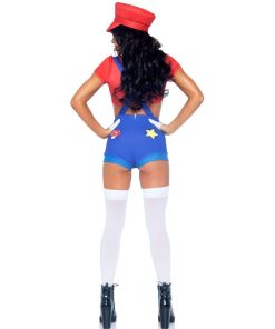 LEG AVENUE - SEXY COSTUME MARIO BROS RED/BLUE M - slika 3