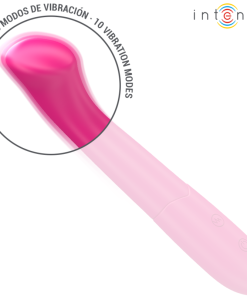 INTENSE - PATY VIBRATOR 19 CM FLEXIBLE 10 VIBRATIONS MODEL 2 PINK - slika 3
