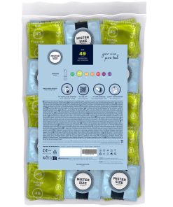 Alternative view of MISTER SIZE - CONDOM SIZE S 49 MM (100 UNITS)