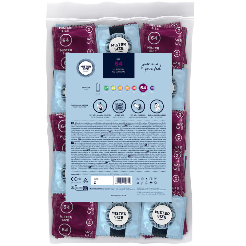 MISTER SIZE - CONDOMS SIZE XXL 64 MM (100 UNITS) - slika 2