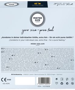 MISTER SIZE - CONDOM SIZE M 53 MM (36 UNITS) - slika 3