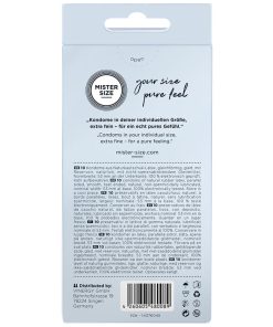 MISTER SIZE - CONDOM SIZE M 53 MM (10 UNITS) - slika 3