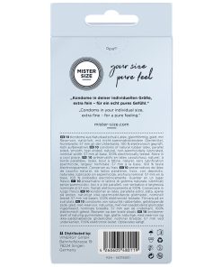 MISTER SIZE - CONDOM SIZE L 57 MM (10 UNITS) - slika 3