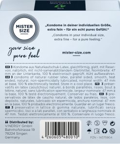 MISTER SIZE - CONDOMS SIZE XS 47 MM (3 UNITS) - slika 3