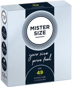 MISTER SIZE - CONDOM SIZE S 49 MM (3 UNITS)