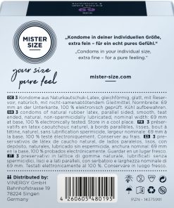 MISTER SIZE - CONDOMS SIZE XXXL 69 MM (3 UNITS) - slika 3