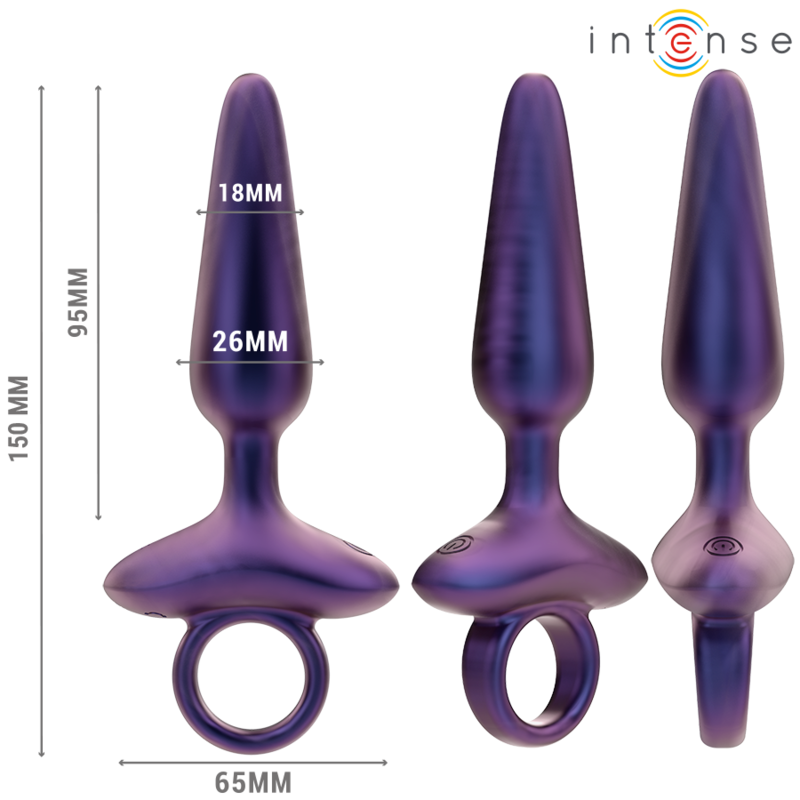 INTENSE - MARLON VIBRATING ANAL PLUG MODEL 4 REMOTE CONTROL - slika 3