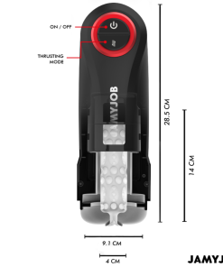 JAMYJOB - GRAVITY AUTOMATIC VAGINA MASTURBATOR 5 THRUSTING MODES AND SOUND EFFECT - slika 3