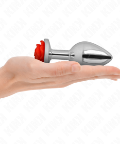 KINK - PLUG ANAL ROSE RED SIZE L