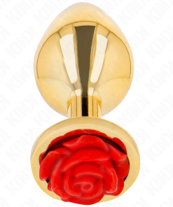 Alternative view of KINK -  PLUG ANAL GOLD ROSE RED SIZE M