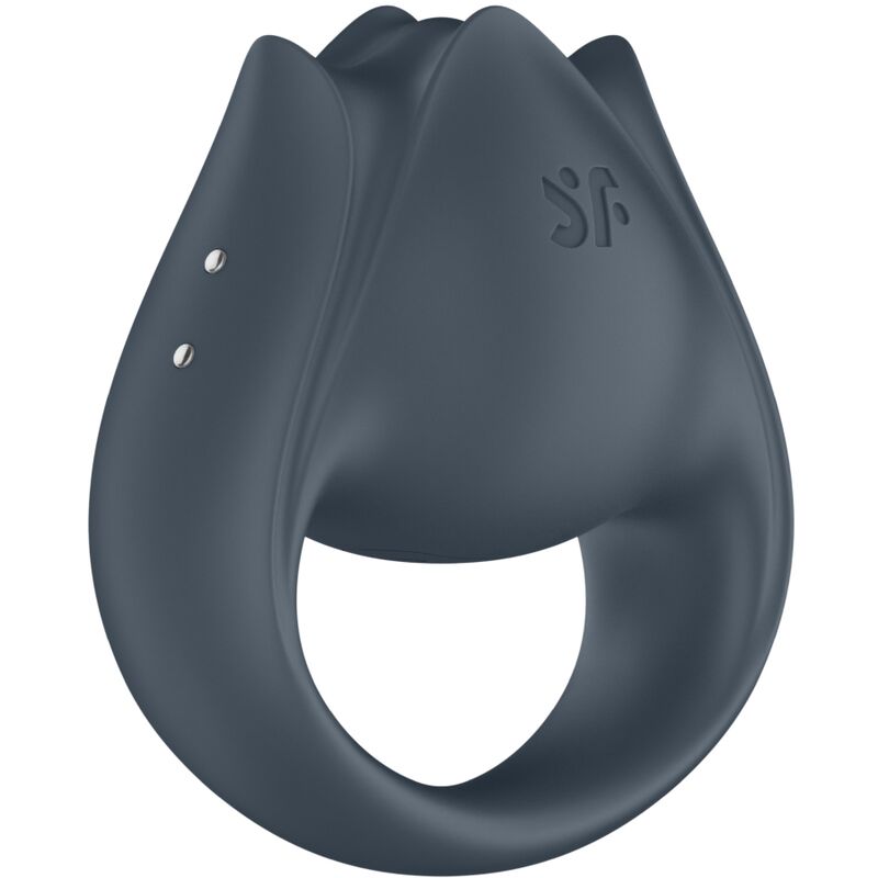 SATISFYER - PERFECT PAIR 2 MULTIVIBRATOR 2 IN 1 PENIS RING AND FINGER STIMULATOR GREY - slika 3