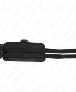 KINK - LEATHER PENIS RING WITH ADJUSTABLE STRAPS - slika 3