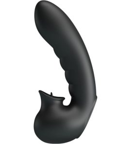 Alternative view of PRETTY LOVE - HOBGOBLIN VIBRATING FINGER CASE 12 VIBRATIONS + CLITORIS STIMULATOR BLACK