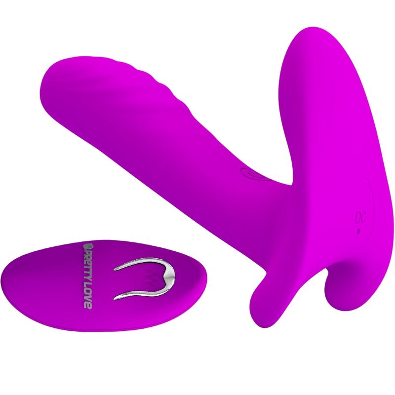 PRETTY LOVE - MASSAGER VIBRATOR 12 VIBRATIONS REMOTE CONTROL PURPLE - slika 2