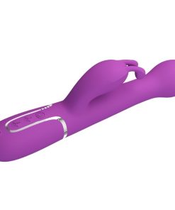 PRETTY LOVE - DEJON 3 IN 1 MULTIFUNCTION RABBIT VIBRATOR PURPLE - slika 3