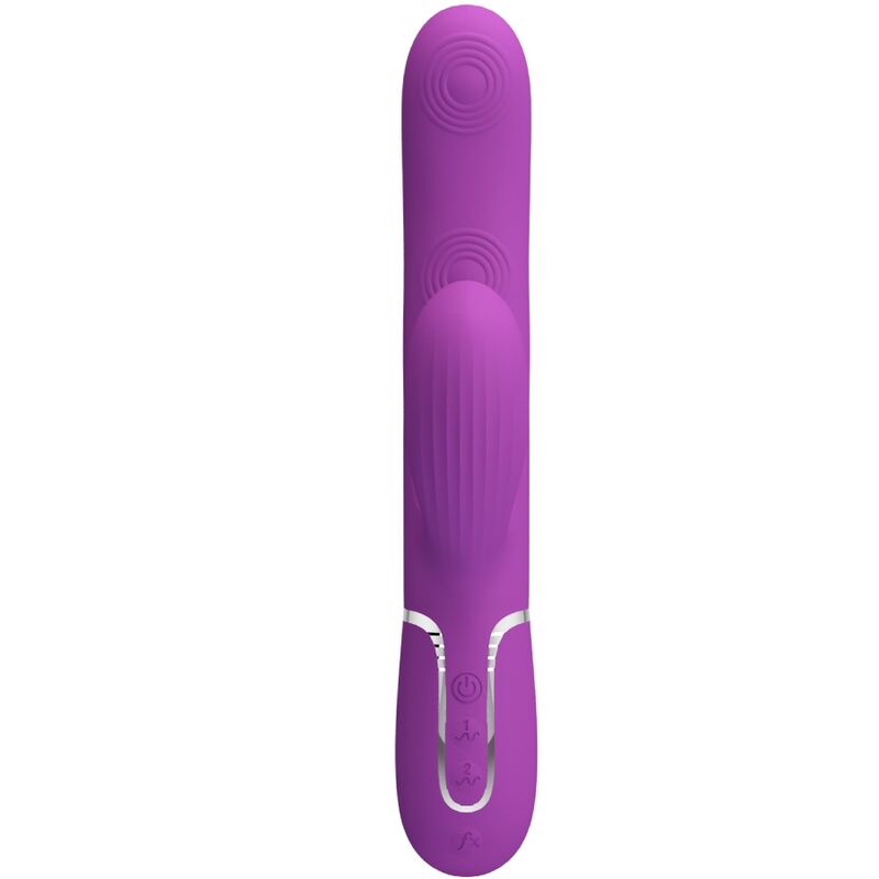PRETTY LOVE - PERLITA 3 IN 1 MULTIFUNCTION RABBIT VIBRATOR PURPLE - slika 2