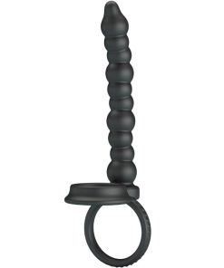 Alternative view of PRETTY LOVE - DILLION DOUBLE PENETRATION COCK RING BLACK