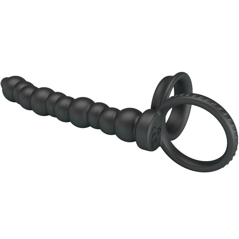 PRETTY LOVE - DILLION DOUBLE PENETRATION COCK RING BLACK - slika 3