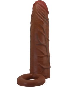 Alternative view of PRETTY LOVE - KAILE PENIS SLEEVE WITH 2.5 CM EXTENSION MULATTO