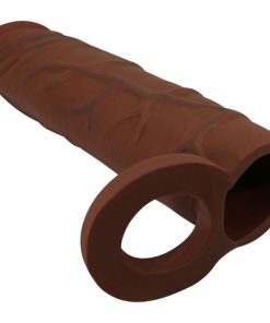 PRETTY LOVE - KAILE PENIS SLEEVE WITH 2.5 CM EXTENSION MULATTO - slika 3