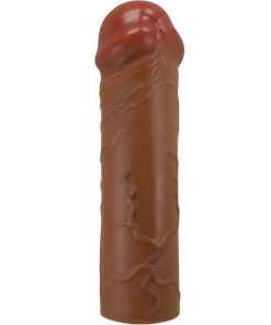 PRETTY LOVE - NILE PENIS SLEEVE WITH 2.5 CM EXTENSION MULATTO