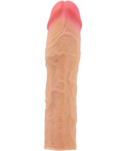 Alternative view of PRETTY LOVE - STEVENSON PENIS SLEEVE WITH 7.6 CM EXTENSION FLESH