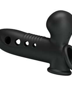 PRETTY LOVE - CRANE PENIS SLEEVE WITH AIRBAG BLACK - slika 3