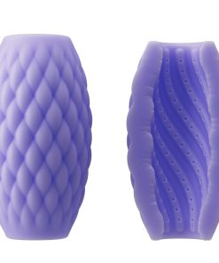 Alternative view of PRETTY LOVE - ATHENA EROS SILICONE MALE MASTURBATOR PURPLE