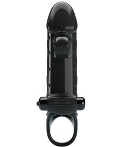 ROMANCE - VIBRATING PENIS SLEEVE BLACK - slika 3