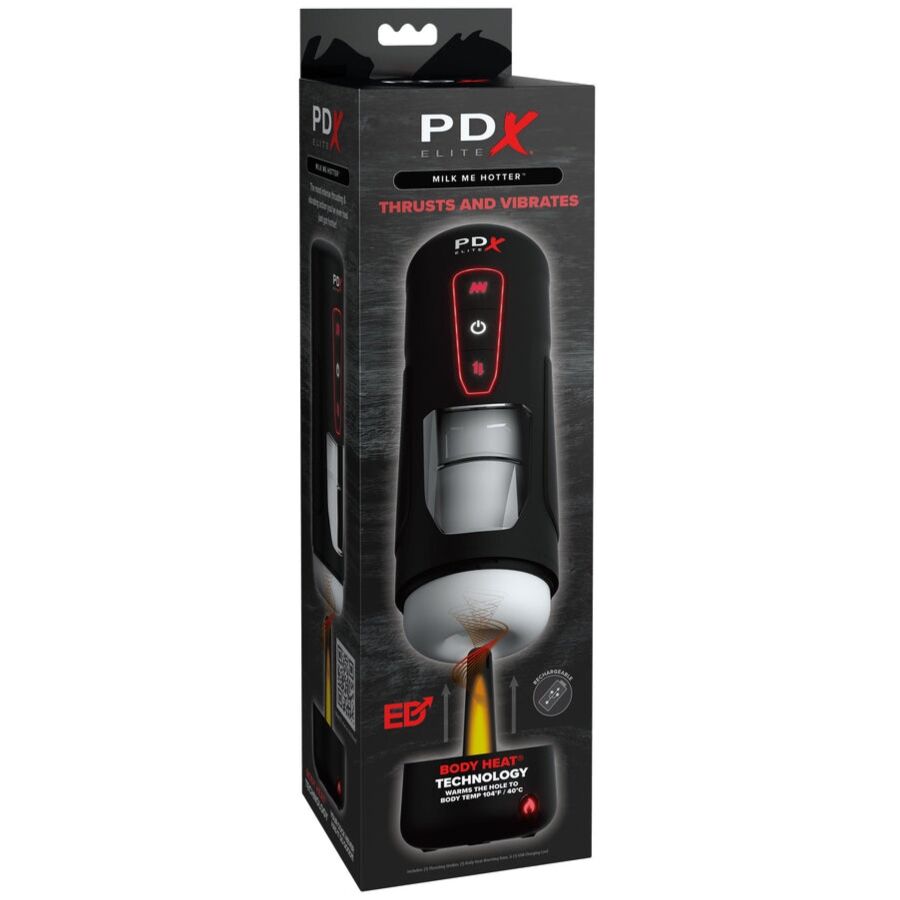 PDX ELITE - MILK ME HOTTER AUTOMATIC MASTURBATOR WITH THRUSTING AND HEAT EFFECT VIBRATION - slika 2