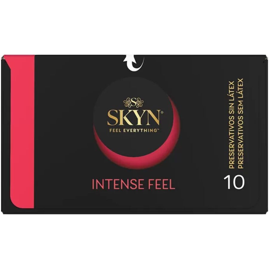 SKYN - INTENSE FEEL TEXTURED CONDOM WITH WAVY DESIGN 10 UNITS - slika 3