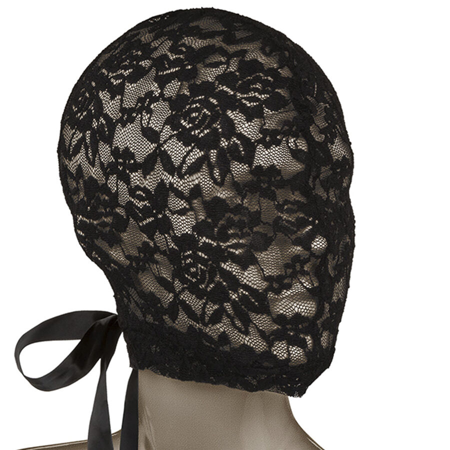 CALEXOTICS - SCANDAL BLACK LACE BALALAVA WITH BOW - slika 2