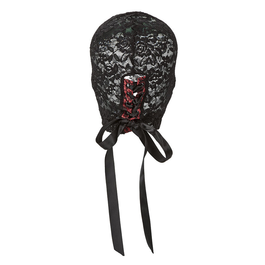 CALEXOTICS - SCANDAL BLACK LACE BALALAVA WITH BOW - slika 3