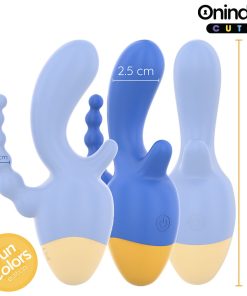 ONINDER CUTE - LOVE 3 SOME TRIPLE VIBRATOR - FREE WORLDWIDE APP - slika 3