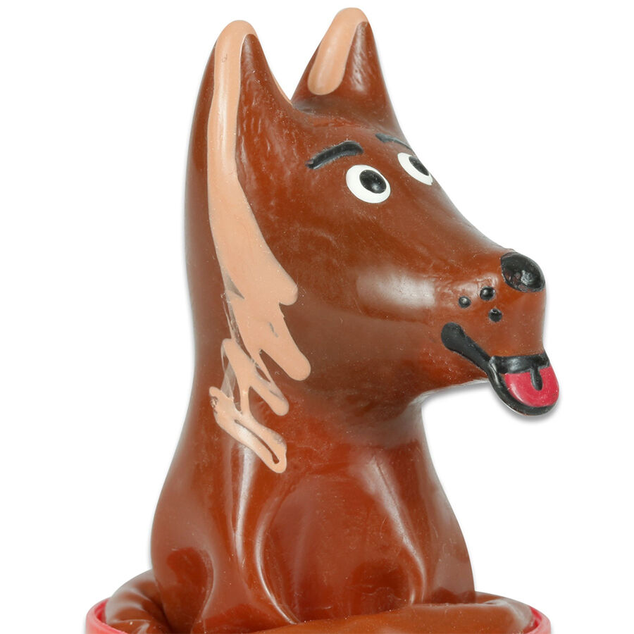 CONDOMERIE - HANDPAINTED NOVELTY CONDOMS DOG - slika 2
