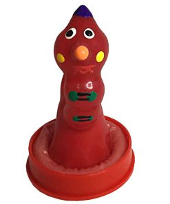 CONDOMERIE - HANDPAINTED NOVELTY CONDOMS WORM - slika 3