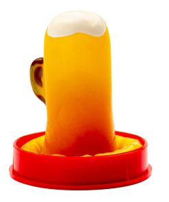 CONDOMERIE - HANDPAINTED NOVELTY CONDOMS GLASS OF BEER - slika 2