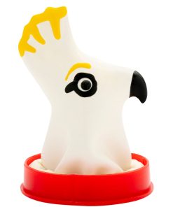 Alternative view of CONDOMERIE - HANDPAINTED NOVELTY CONDOMS PARROT WHITE