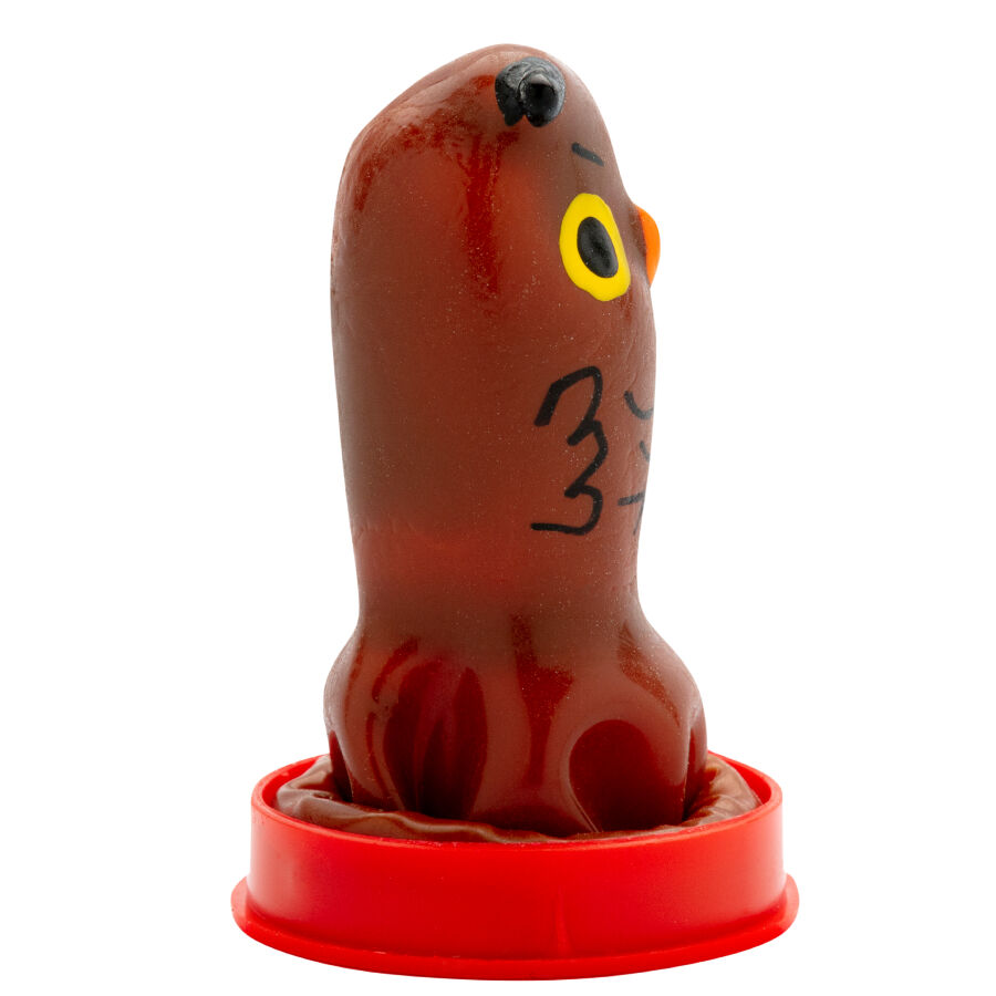 CONDOMERIE - HANDPAINTED NOVELTY CONDOMS OWL - slika 2
